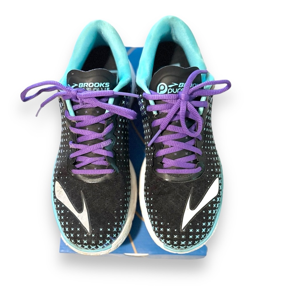 BROOKS | Women’s PureFlow 5 Running Shoes Size 9.5 Purple Turquoise EUC